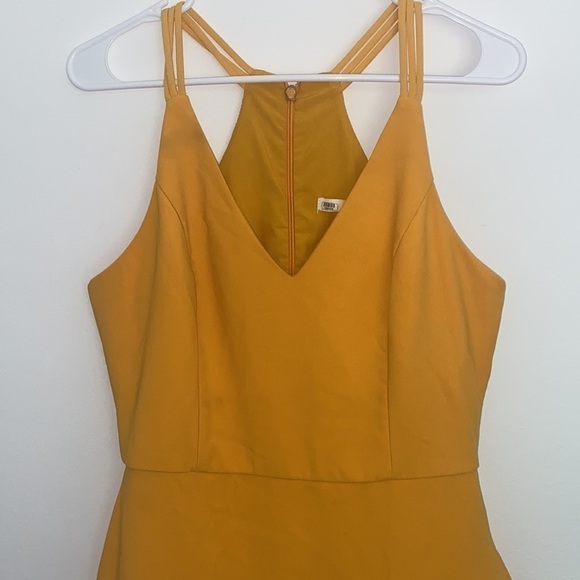 Harlyn Yellow Sheath Asymmetrical Dress - Picture 6 of 13